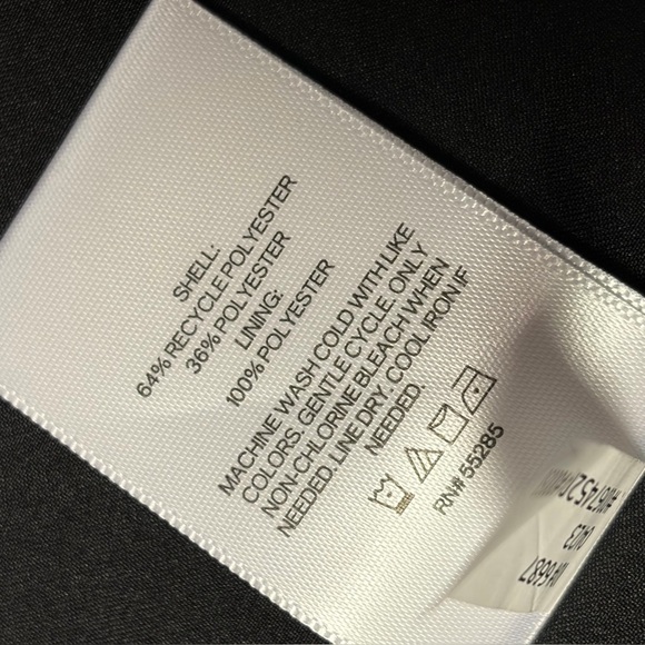 NEW $168 Express Oversized Boyfriend Blazer Women's Medium/Large Black Office - Picture 14 of 15